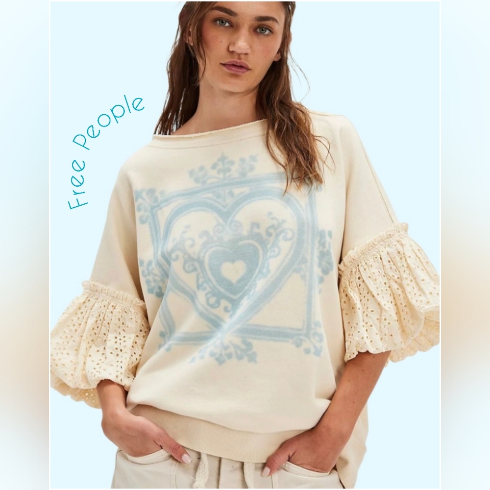 Free People Dolly Swear Shirt Size XS NWT